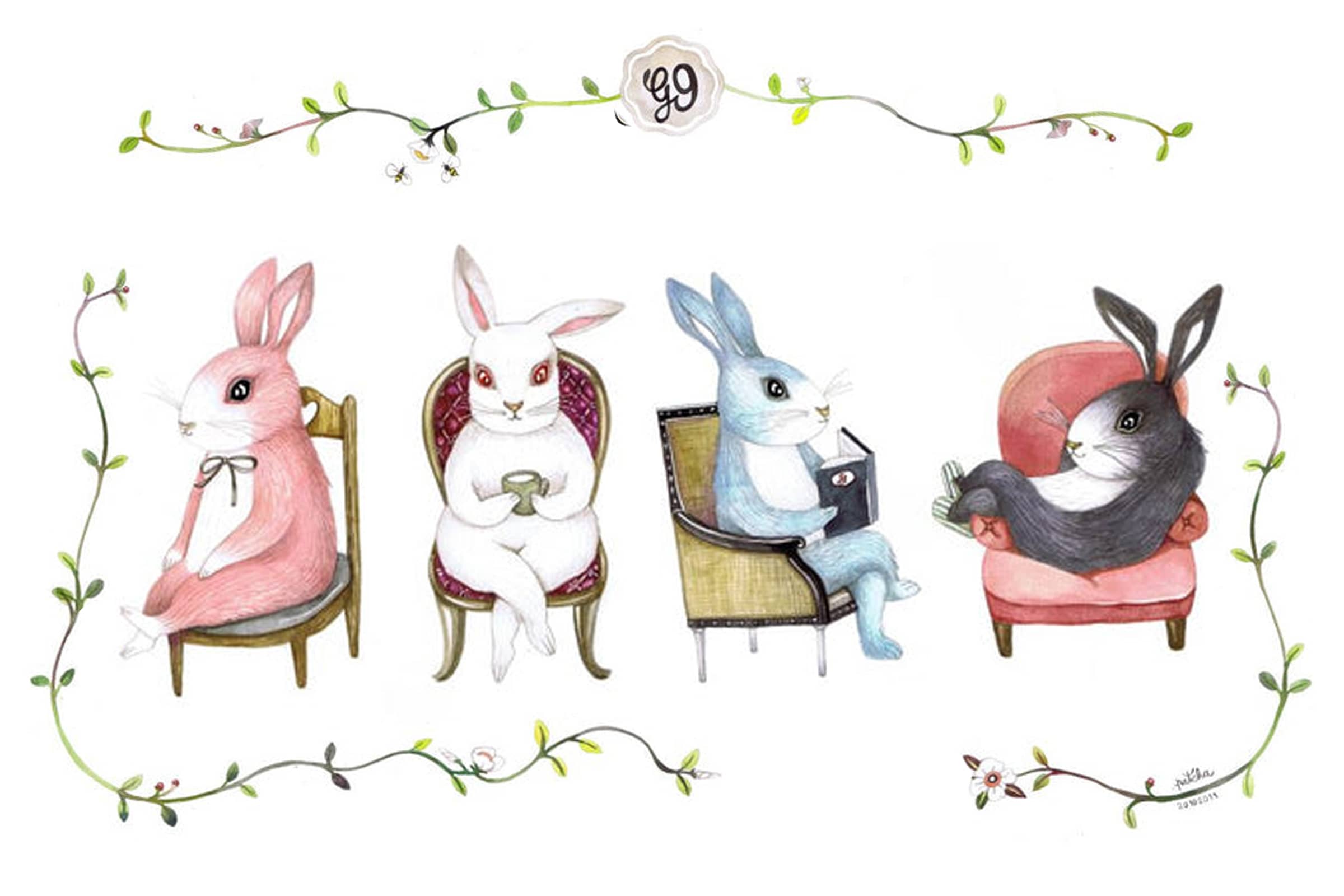 G9 Goodafternine original rabbit logo