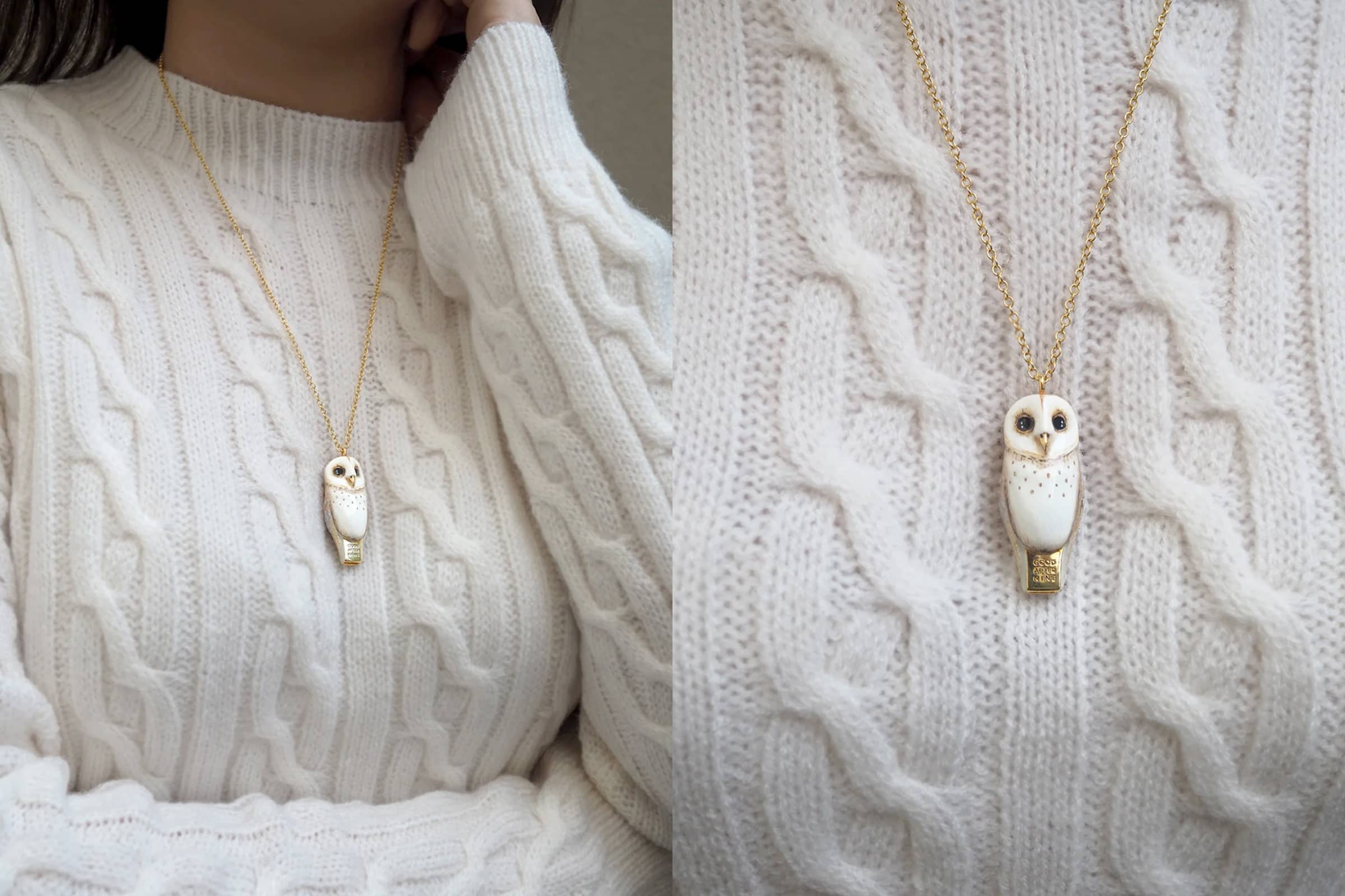 Owl Necklace Goodafternine