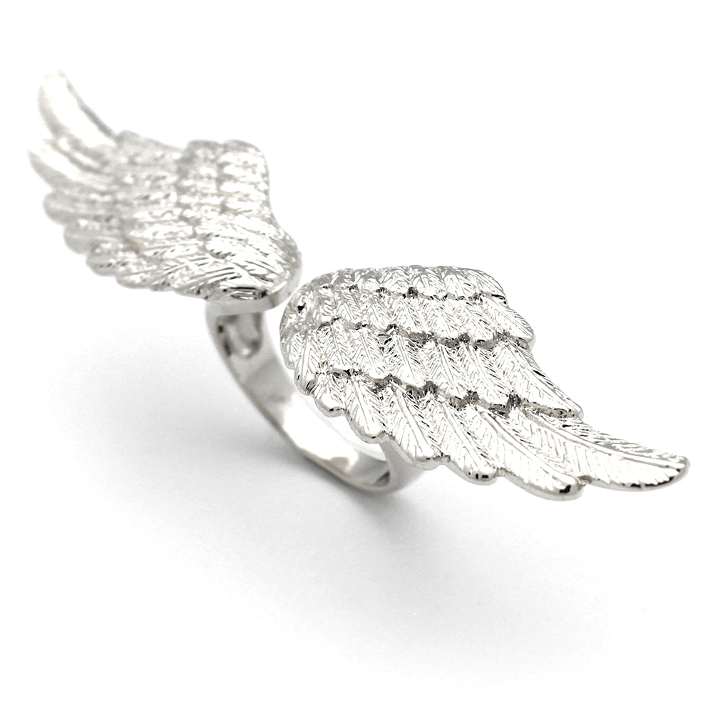 Angel Wing Ring Silver | Angels & Demons