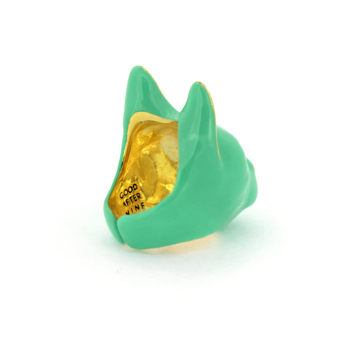 Emerald Cat Ring | MaewMarch