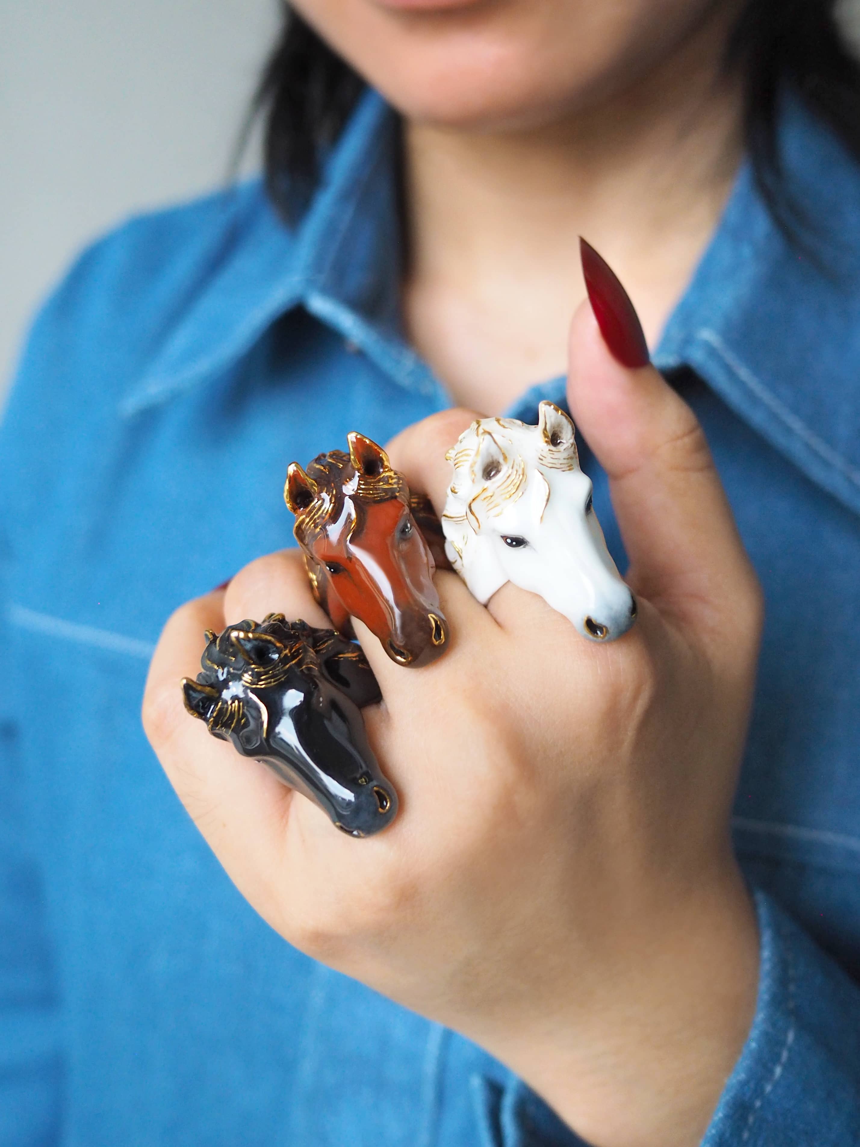 Horse Ring White | Horse