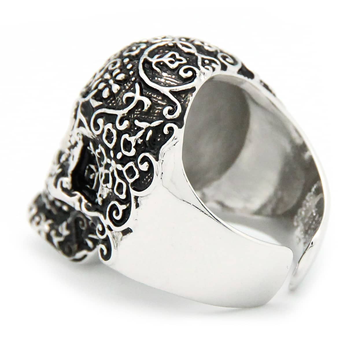 Filigree Skull Silver Ring | Filigree Skull