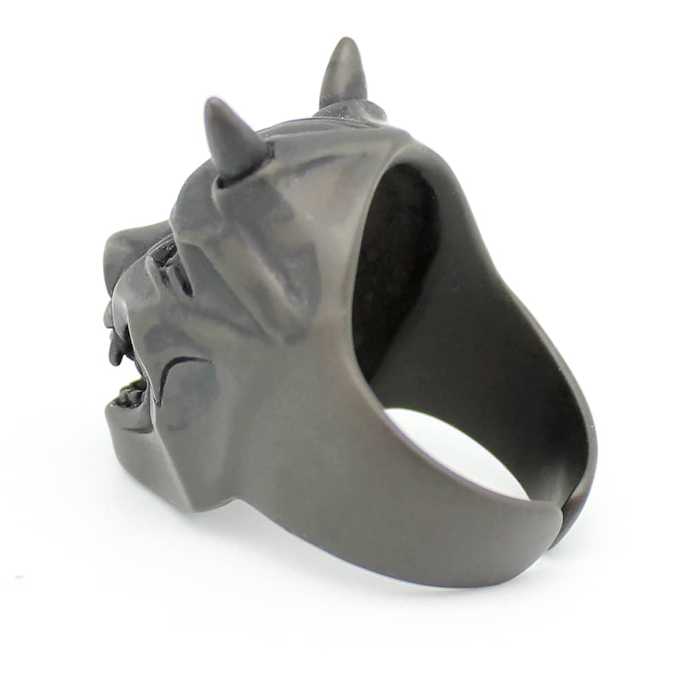 Hannya Devils Ring Black | Ancient Story