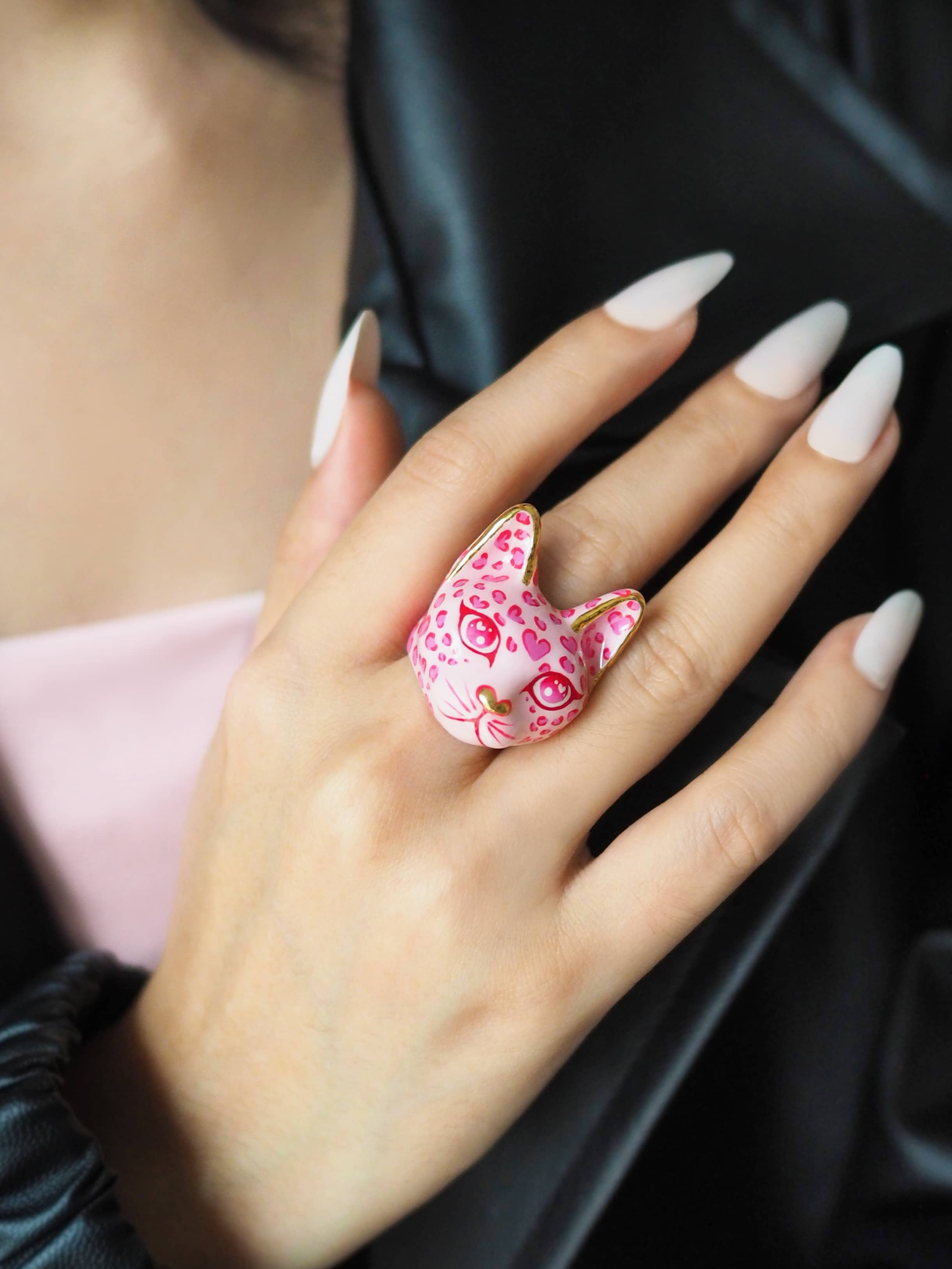 Lovepard Cat Ring | MaewMarch