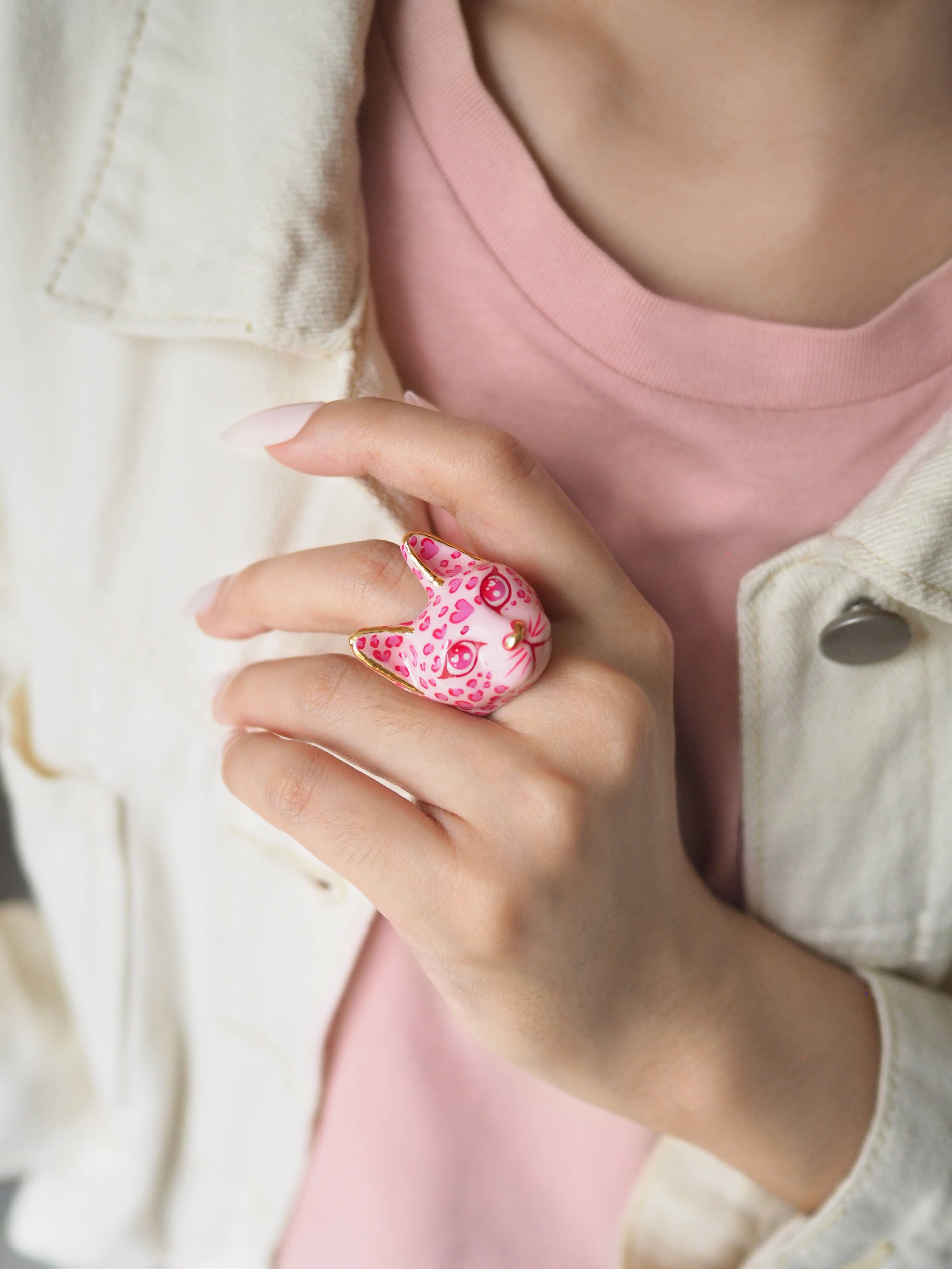 Lovepard Cat Ring | MaewMarch