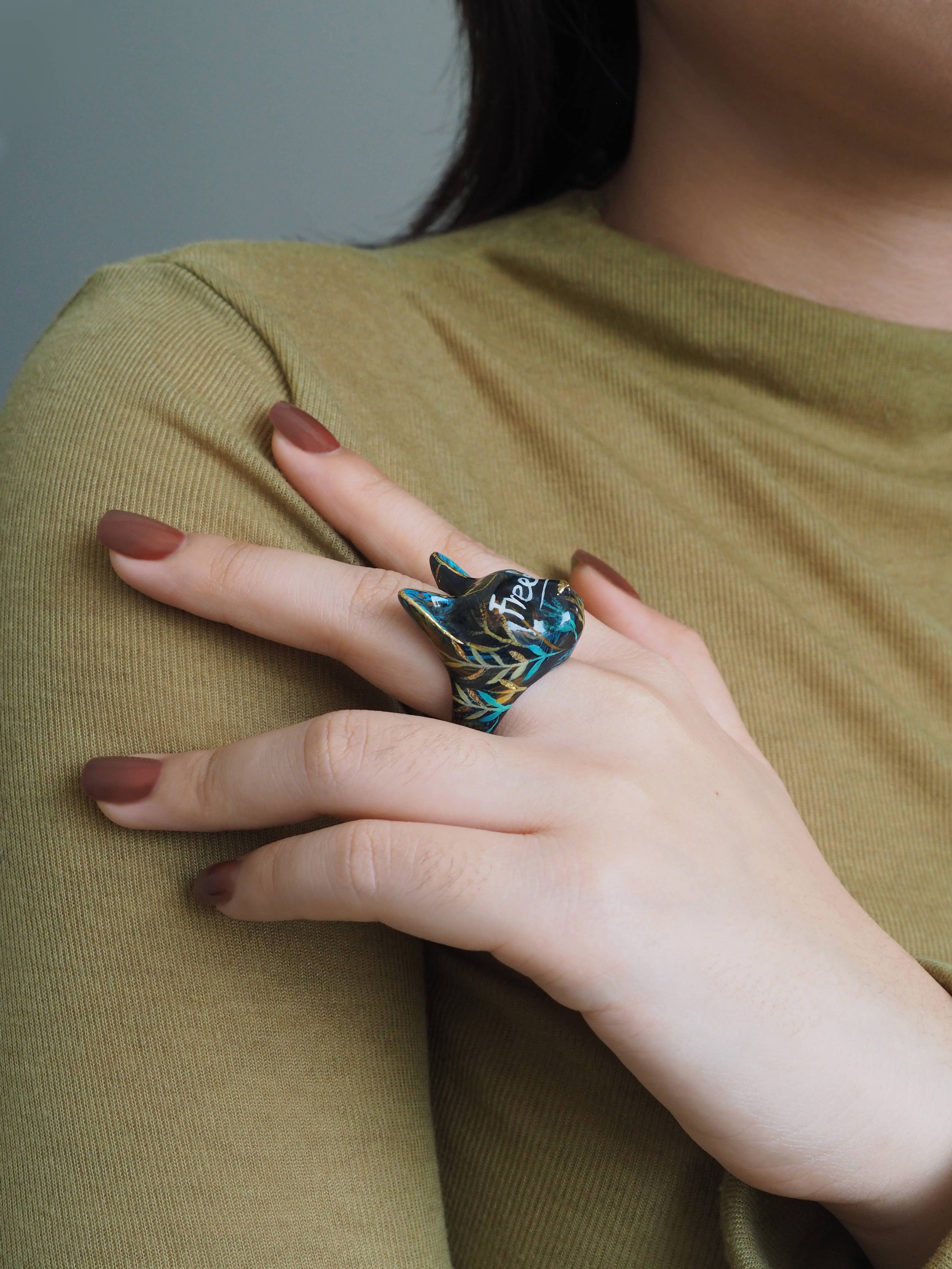Freedom Cat Ring | MaewMarch
