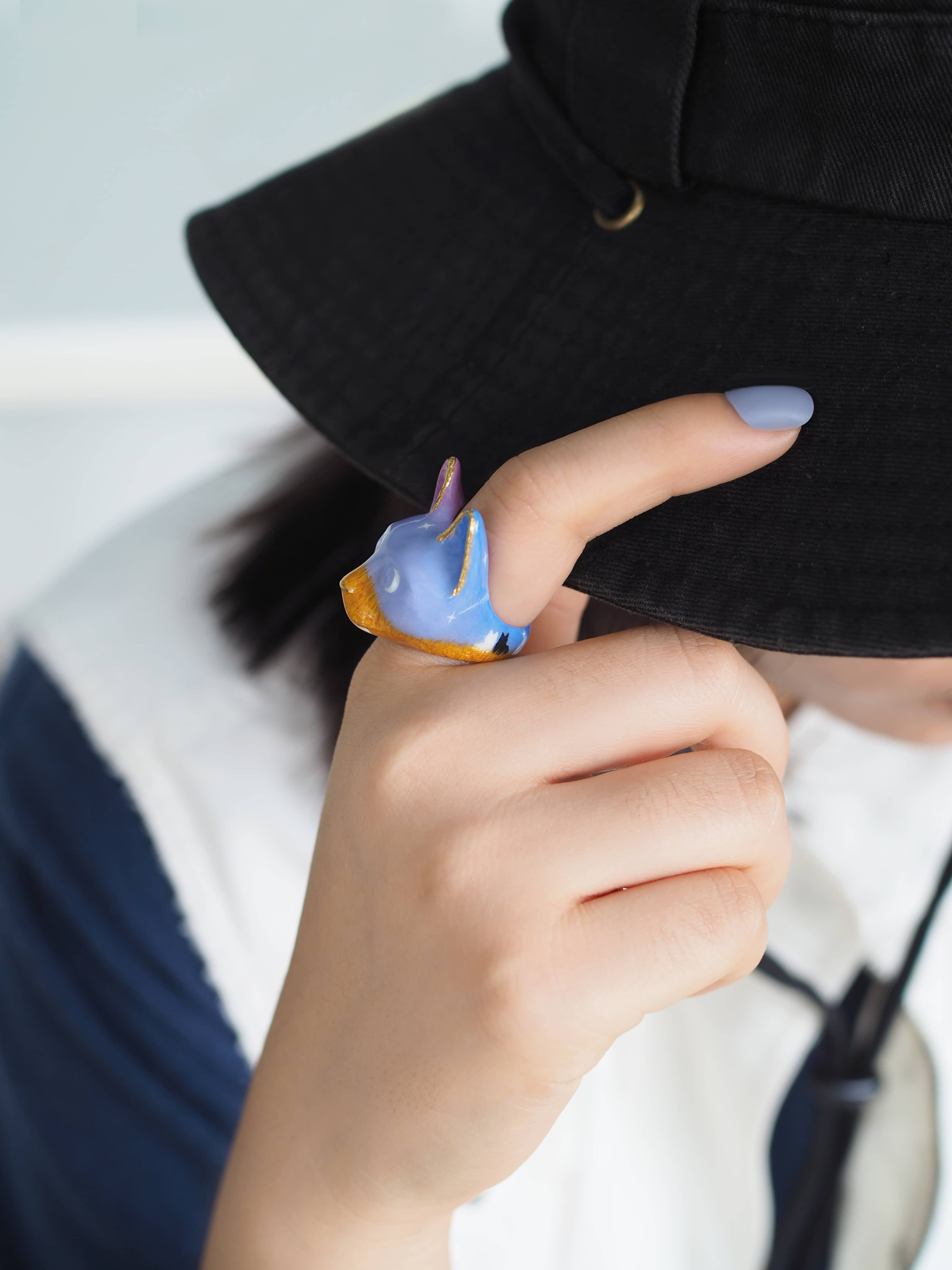 Journey Goodnight Cat Ring | MaewMarch