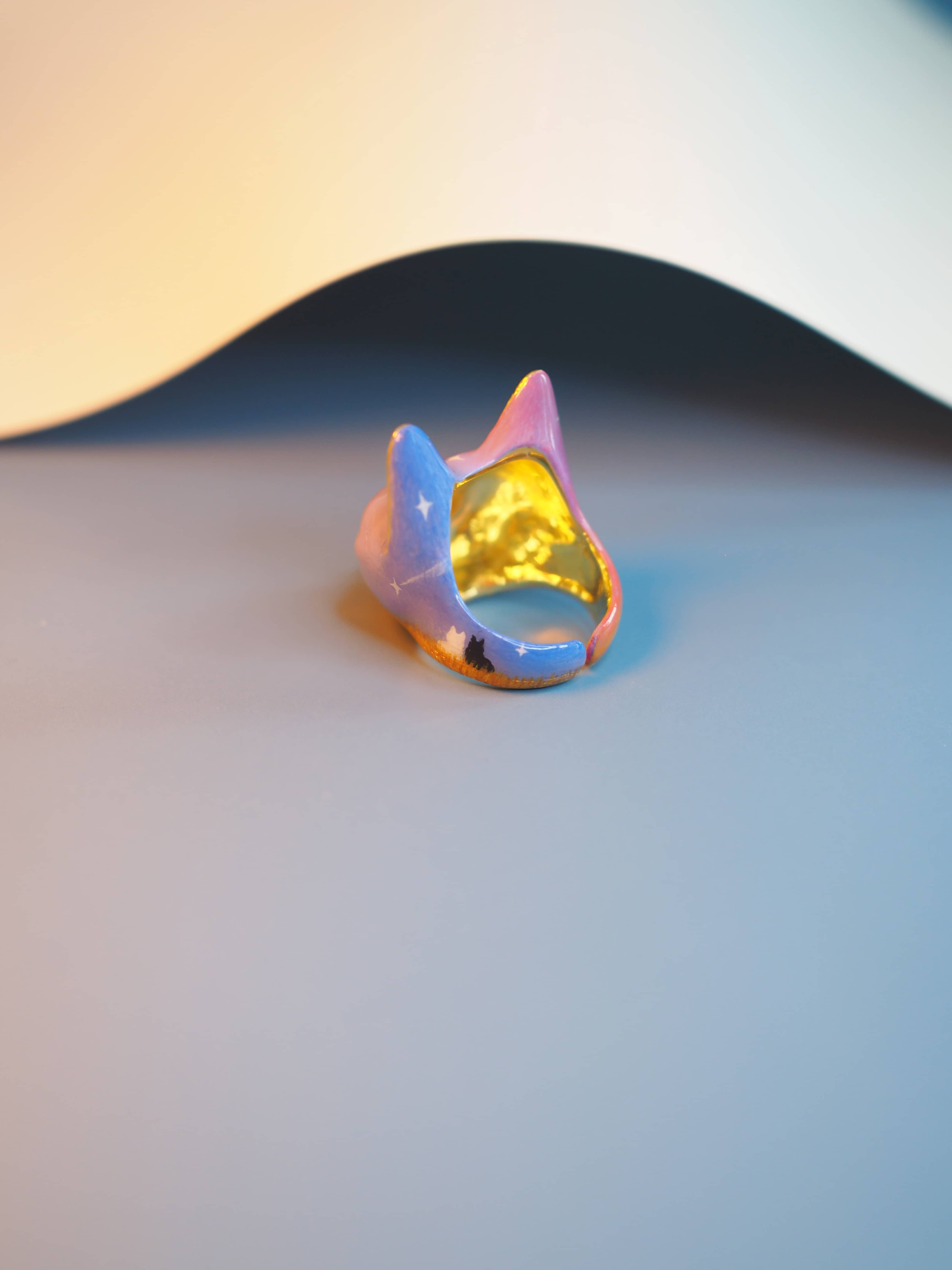 Journey Goodnight Cat Ring | MaewMarch