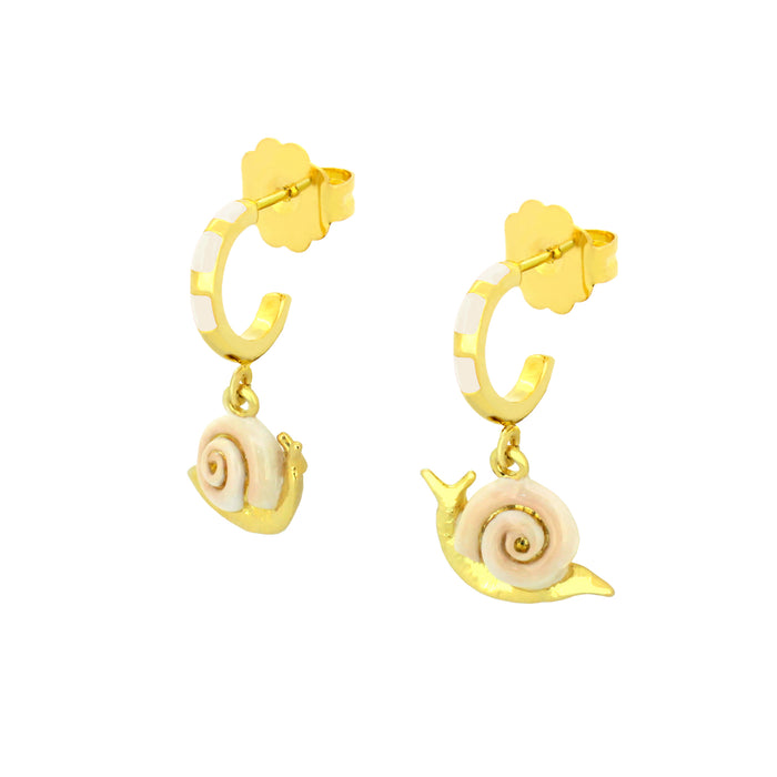 Snail Earrings | Morning Garden