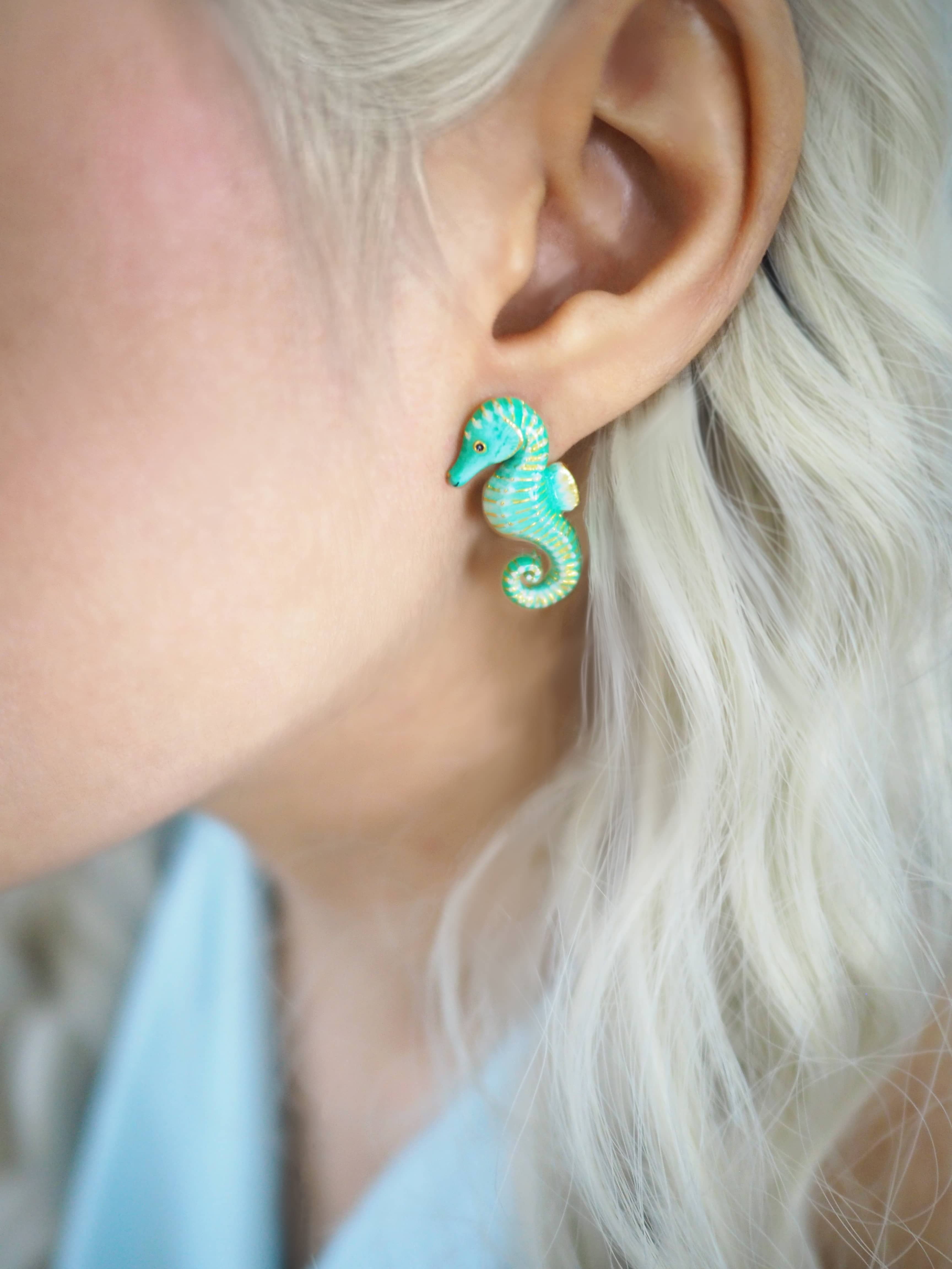 Seahorse Earrings | Sea of Love