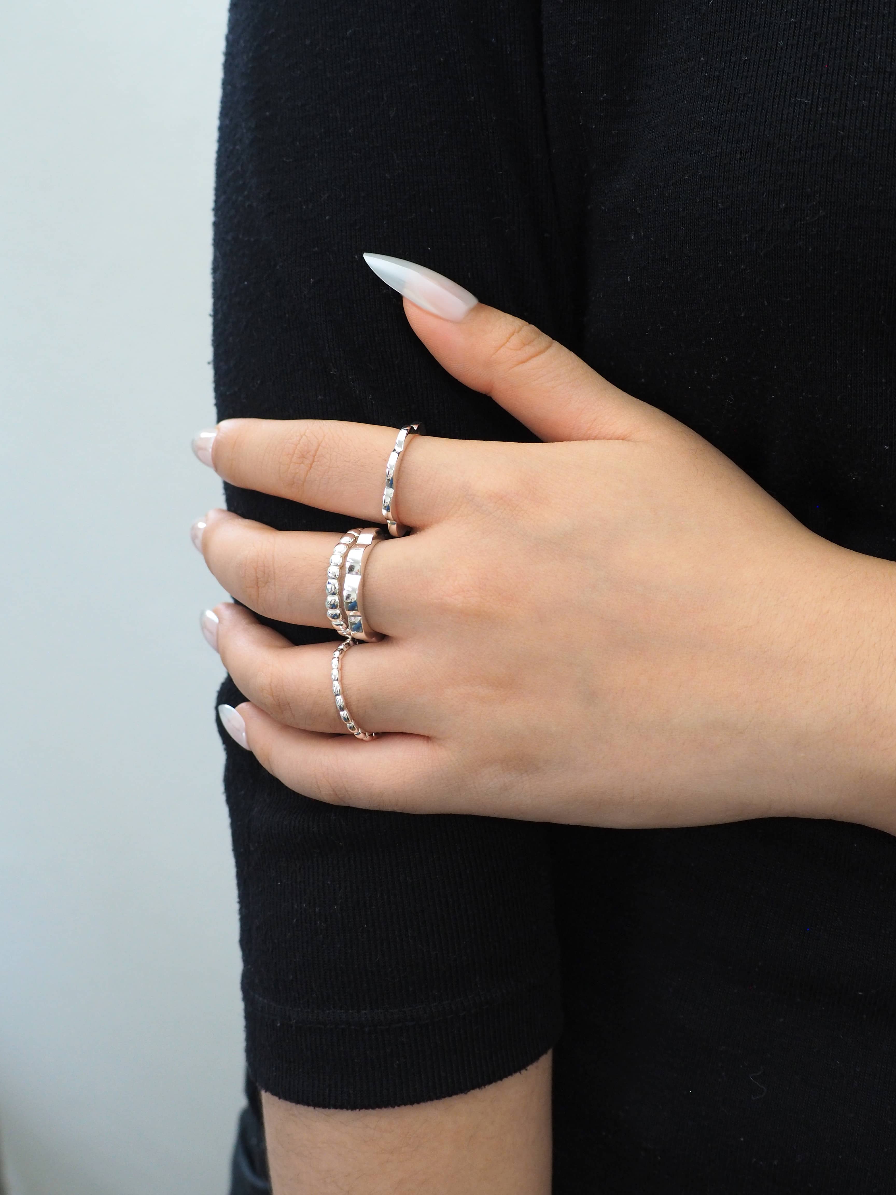 Bloom Bold Ring Silver or Gold | Everyday: Happy