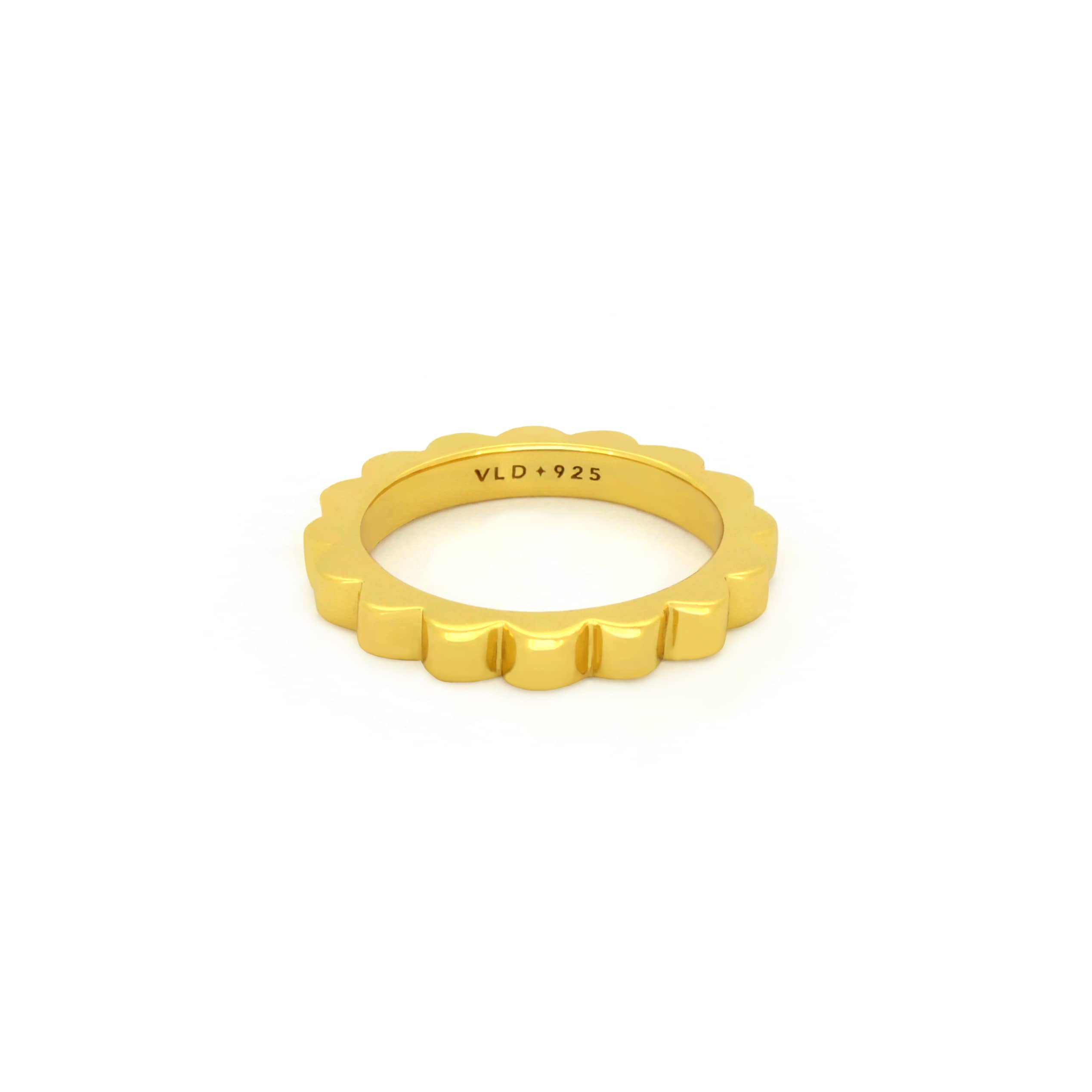 Cool, stylish gold-lated ring perfect for stacking.