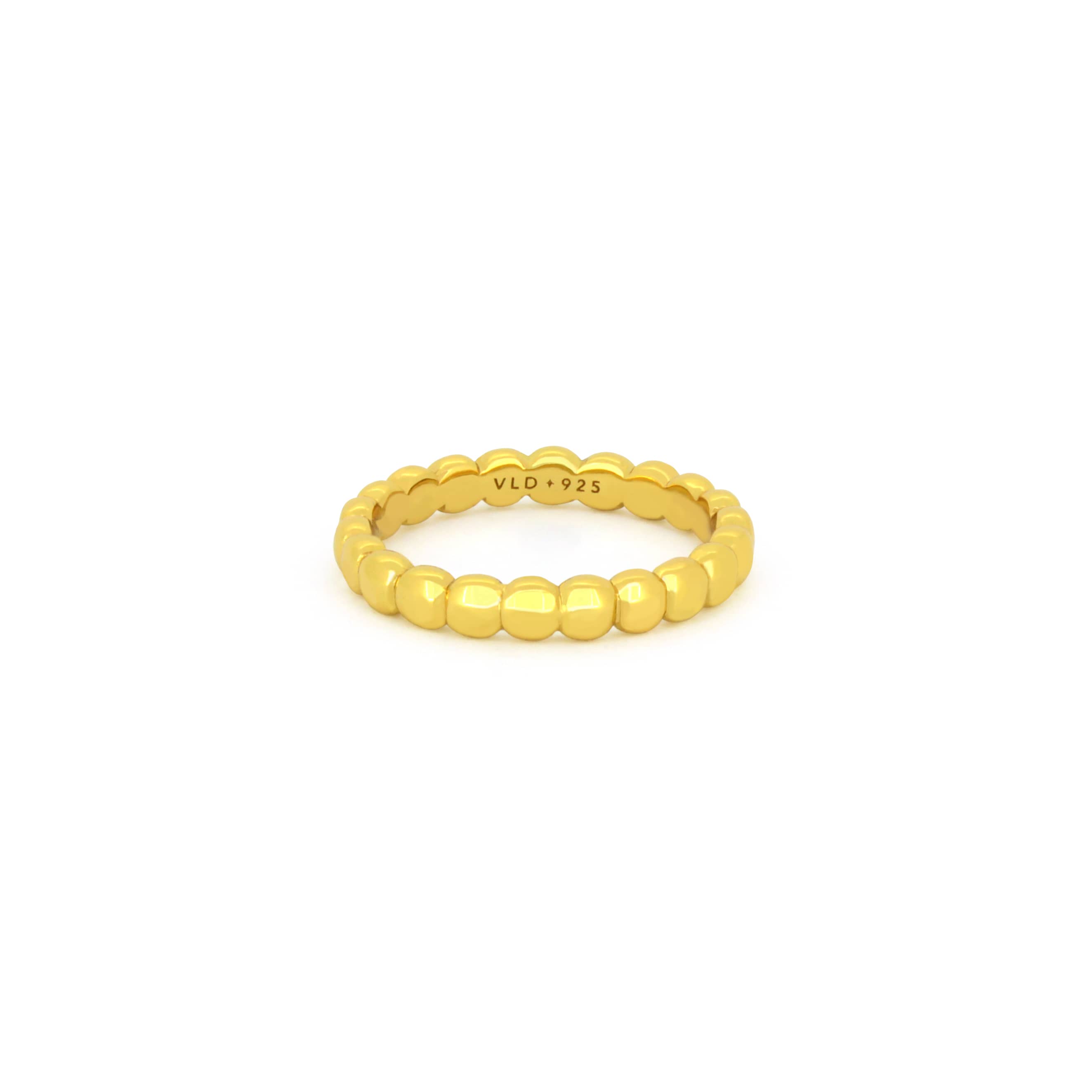 Everyday wear bold gold-plated ring, perfect for stacking.