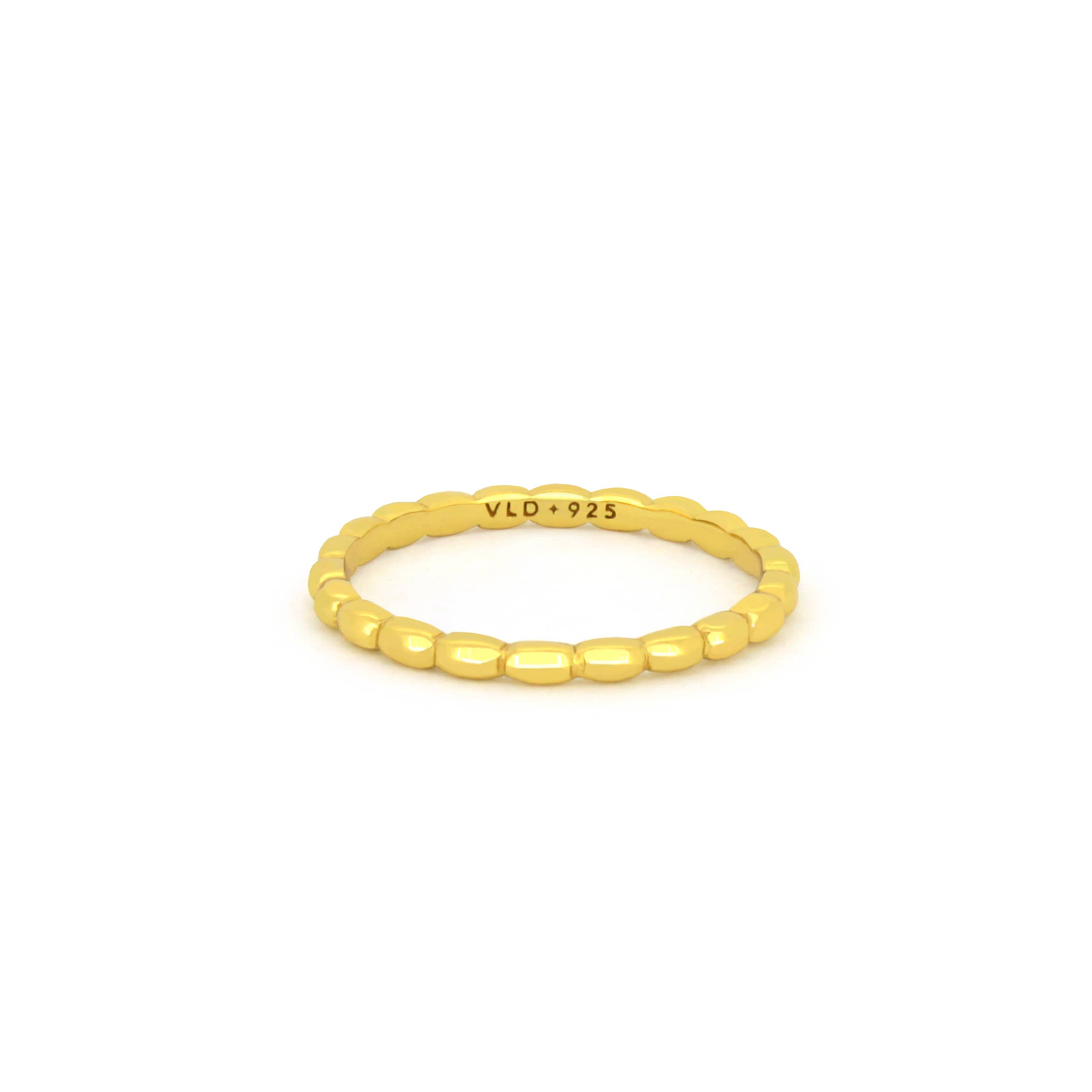 Bubble Slim Ring Silver or Gold | Everyday: Happy