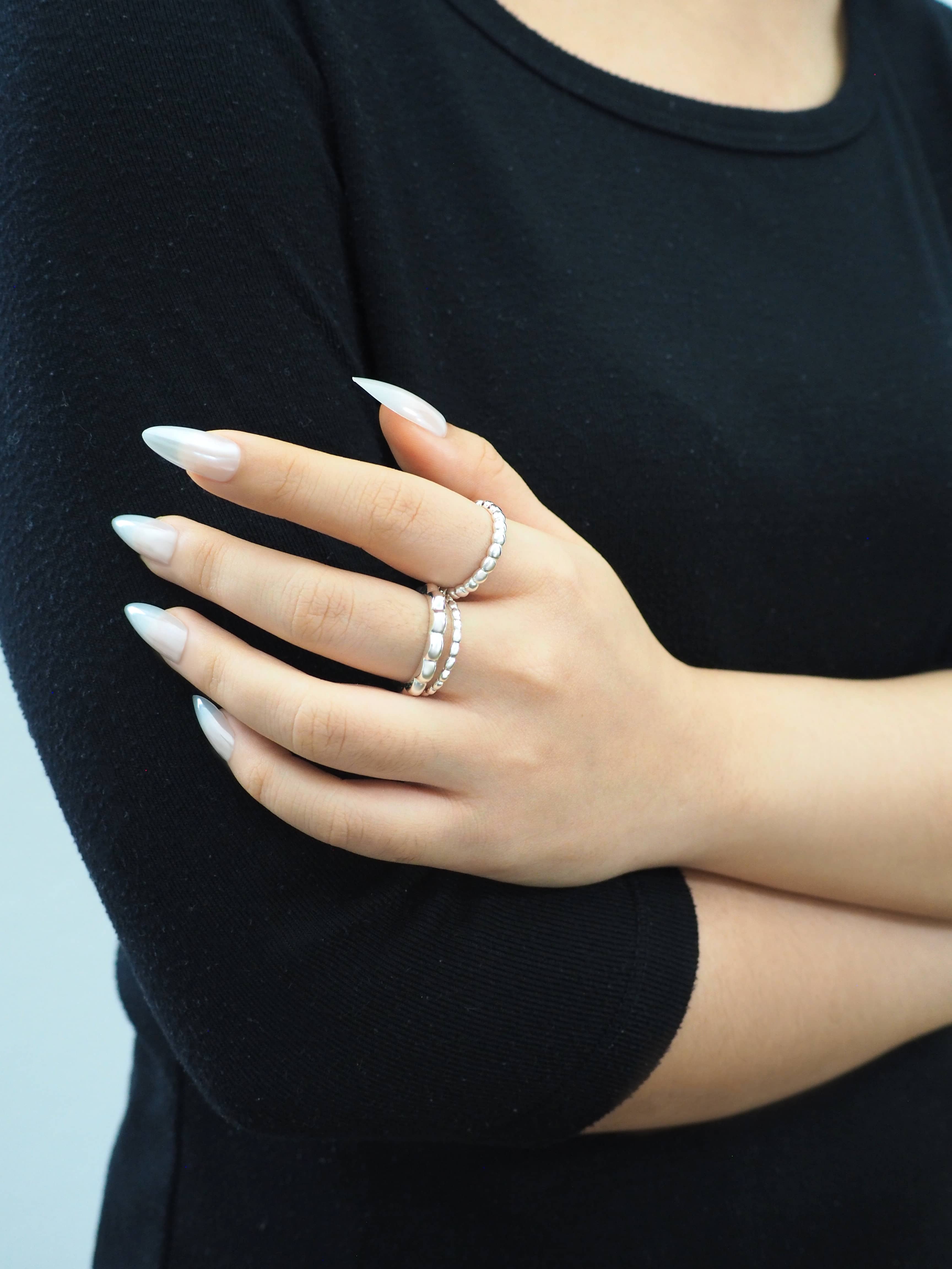 Bubble Bold Ring Silver or Gold | Everyday: Happy