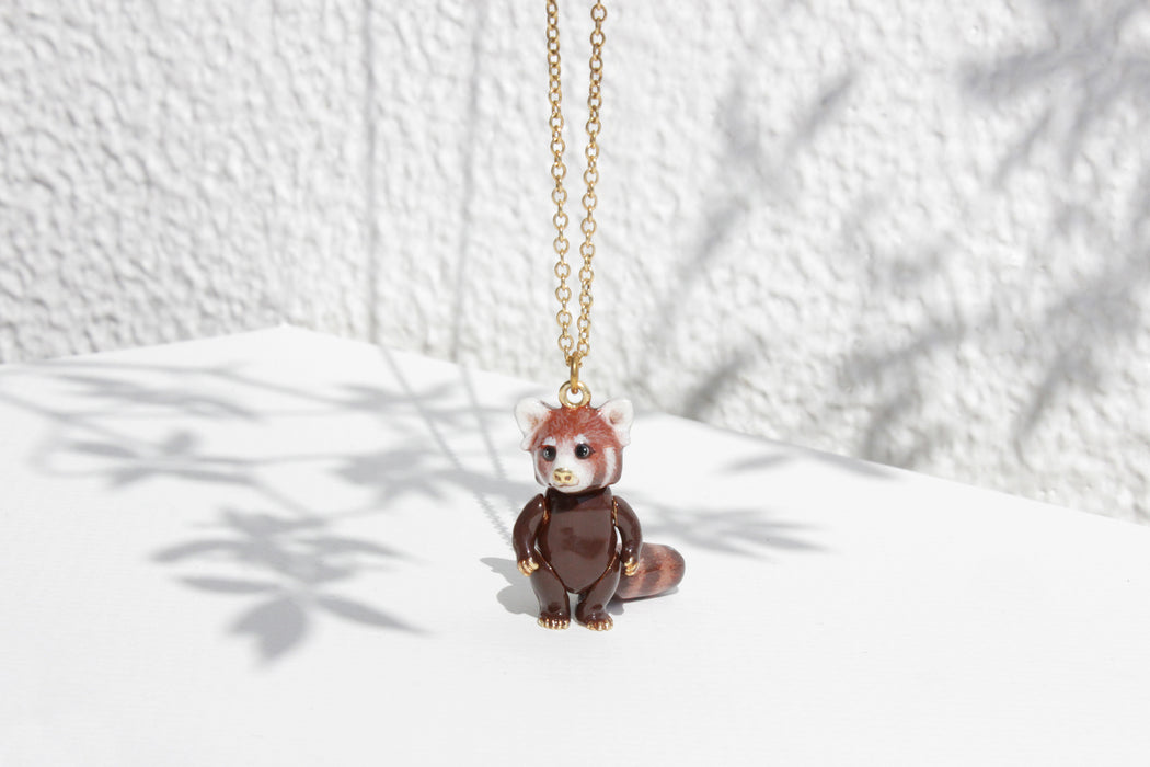 Raph Red Panda Necklace
