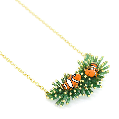 Clownfish and Sea Anemone Necklace
