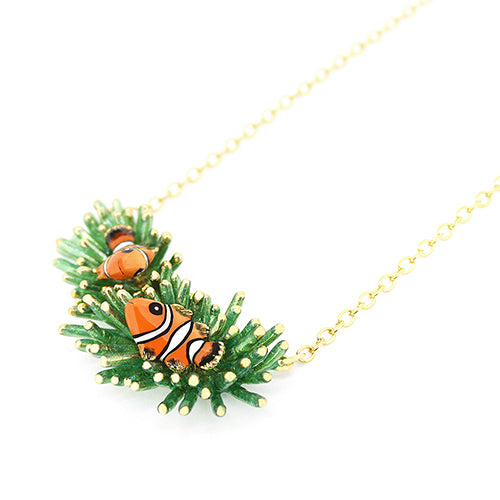 Clownfish and Sea Anemone Necklace
