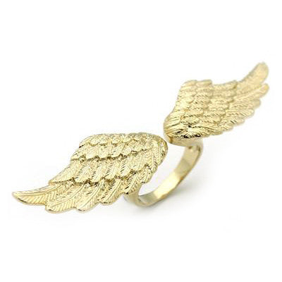 Angel Wing Ring Gold