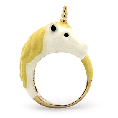 Mini Unicorn Ring Yellow