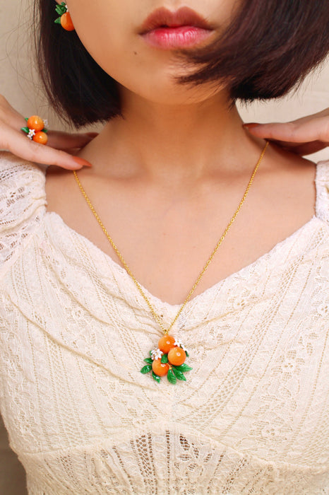 Orange Necklace | Fruity Blossom