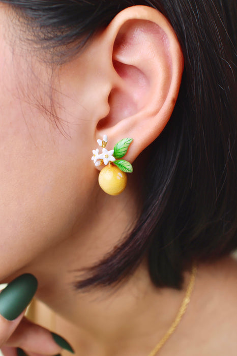 Lemon Earrings | Fruity Blossom