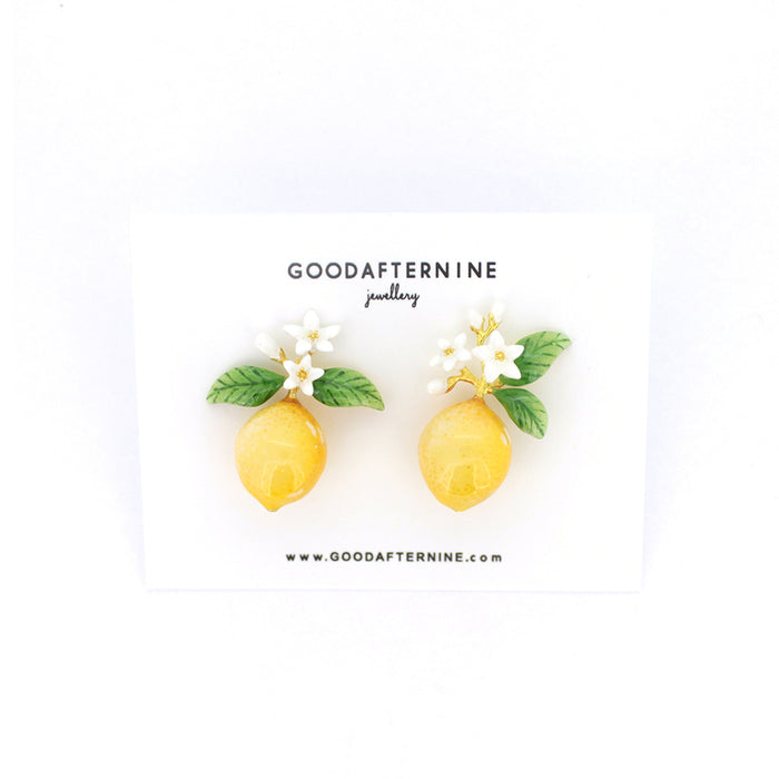 Lemon Earrings | Fruity Blossom