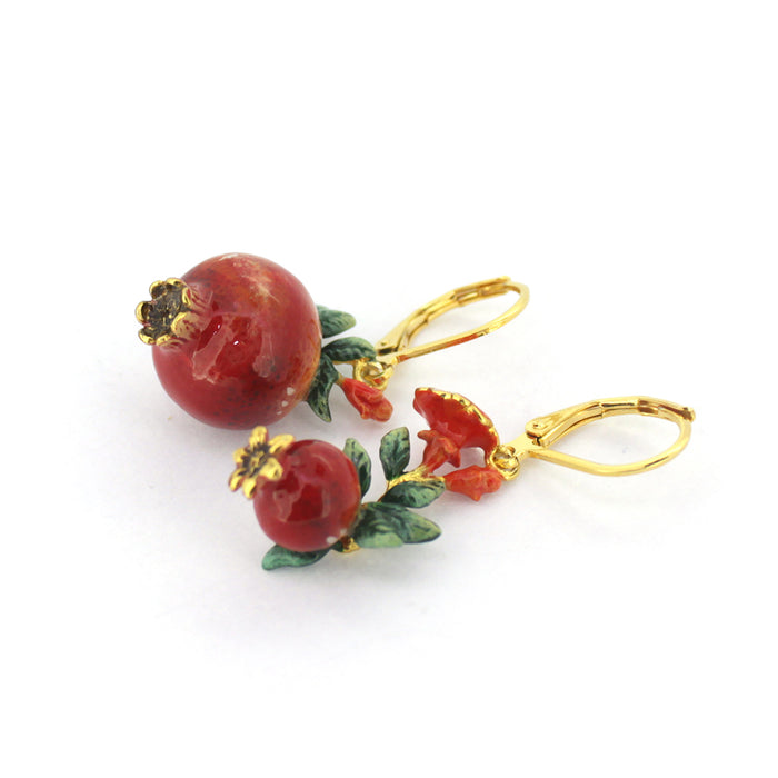 Pomegranate Earrings | Fruity Blossom