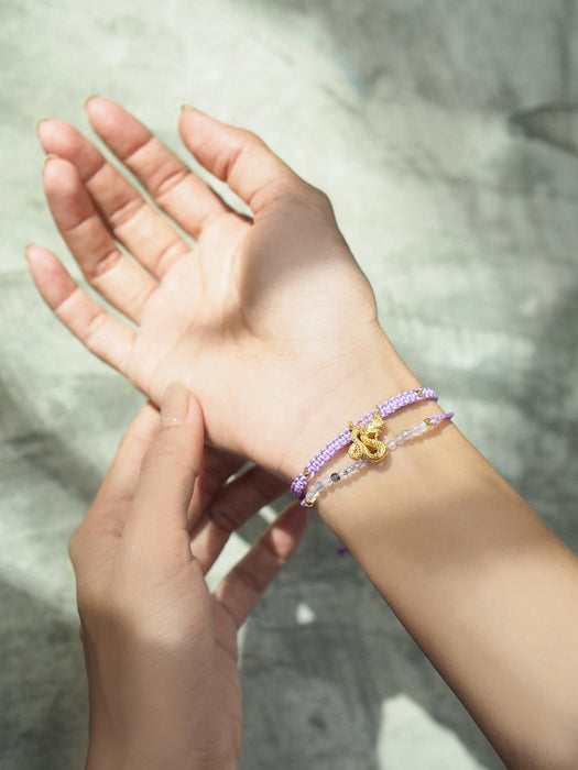 Naga Gold-Purple SET Bracelets / Favora - Lucky