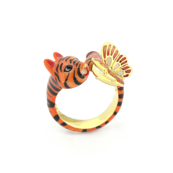 Tiger Butterfly Ring | Orient Romance