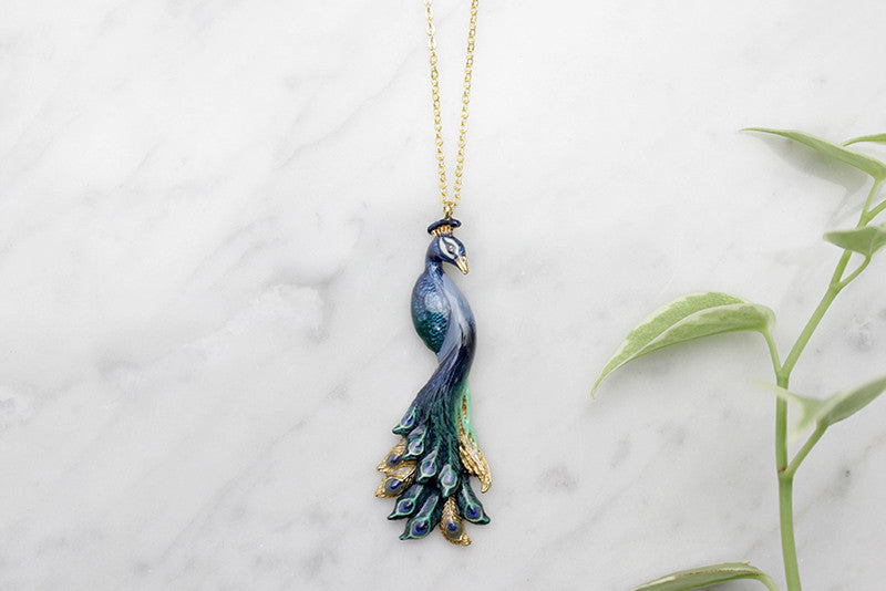 Peacock Necklace | Ballerine Bird