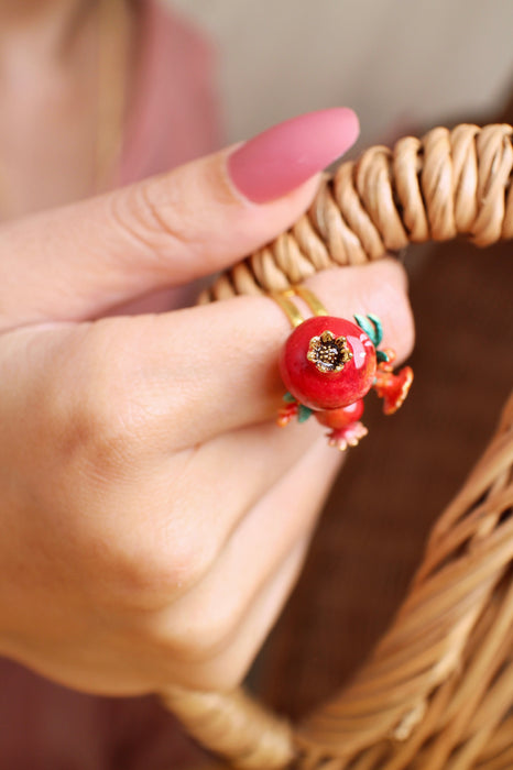 Pomegranate Ring | Fruity Blossom