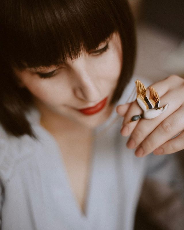 GFN DARLINGS | ANISABEJLERI -  MALLARD DUCK NECKLACE : JUNE 2019