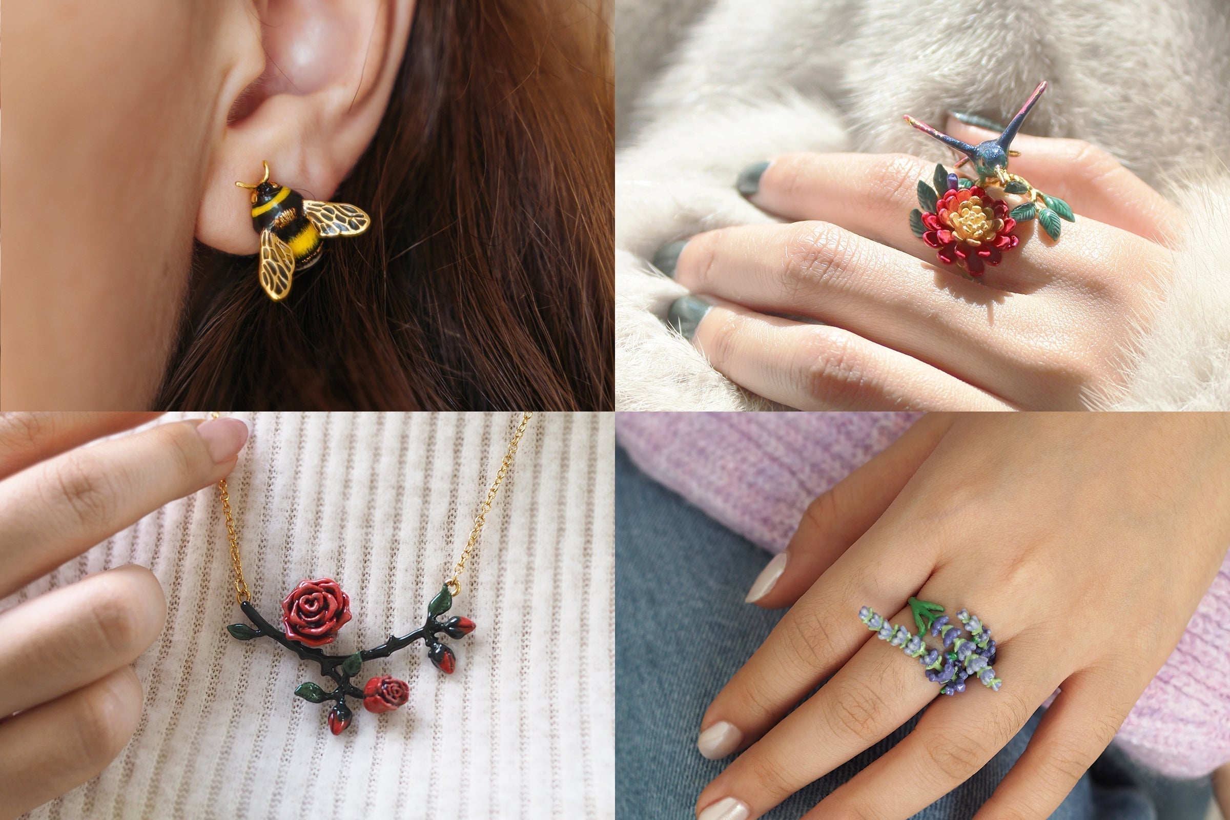 2026 Jewelry Gift Guide for Her: Floral, Animal-Inspired Pieces
