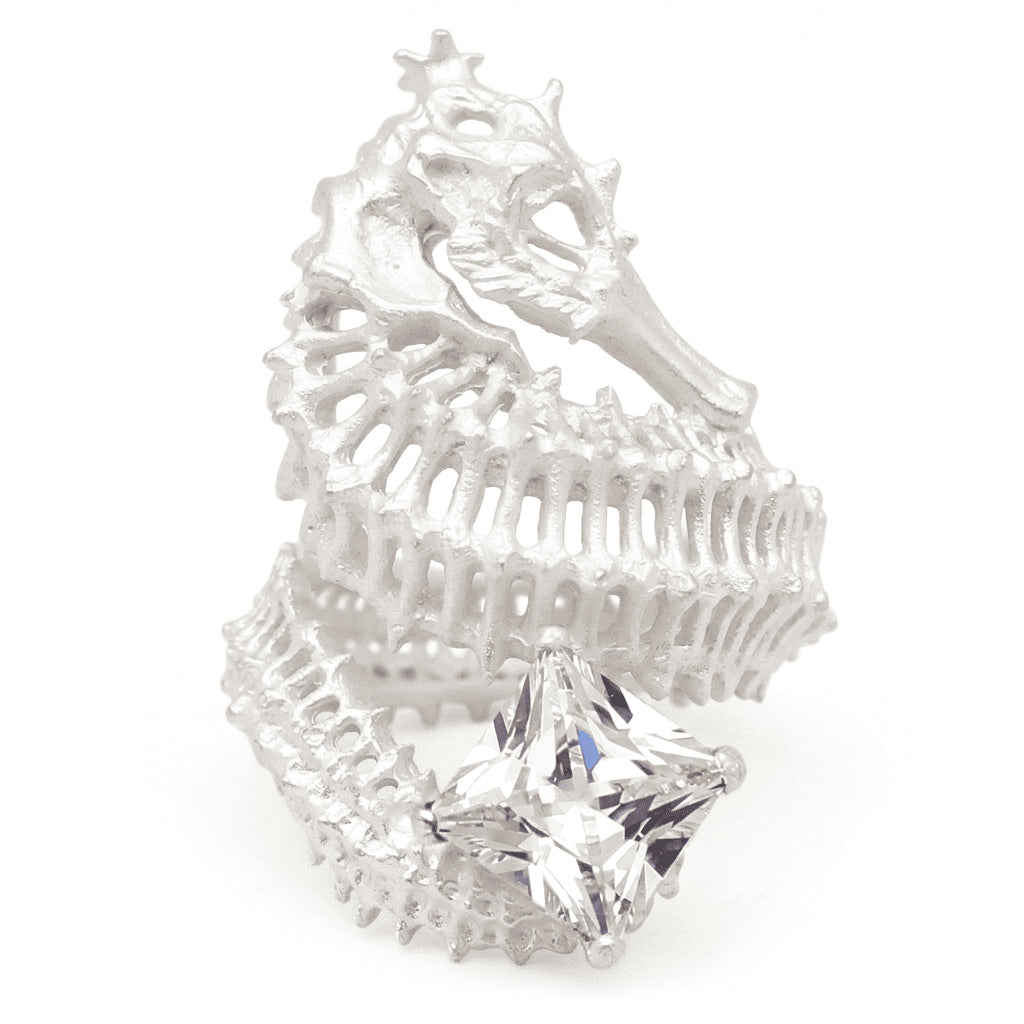Reef Baron Ring White Satin | Sea Affair