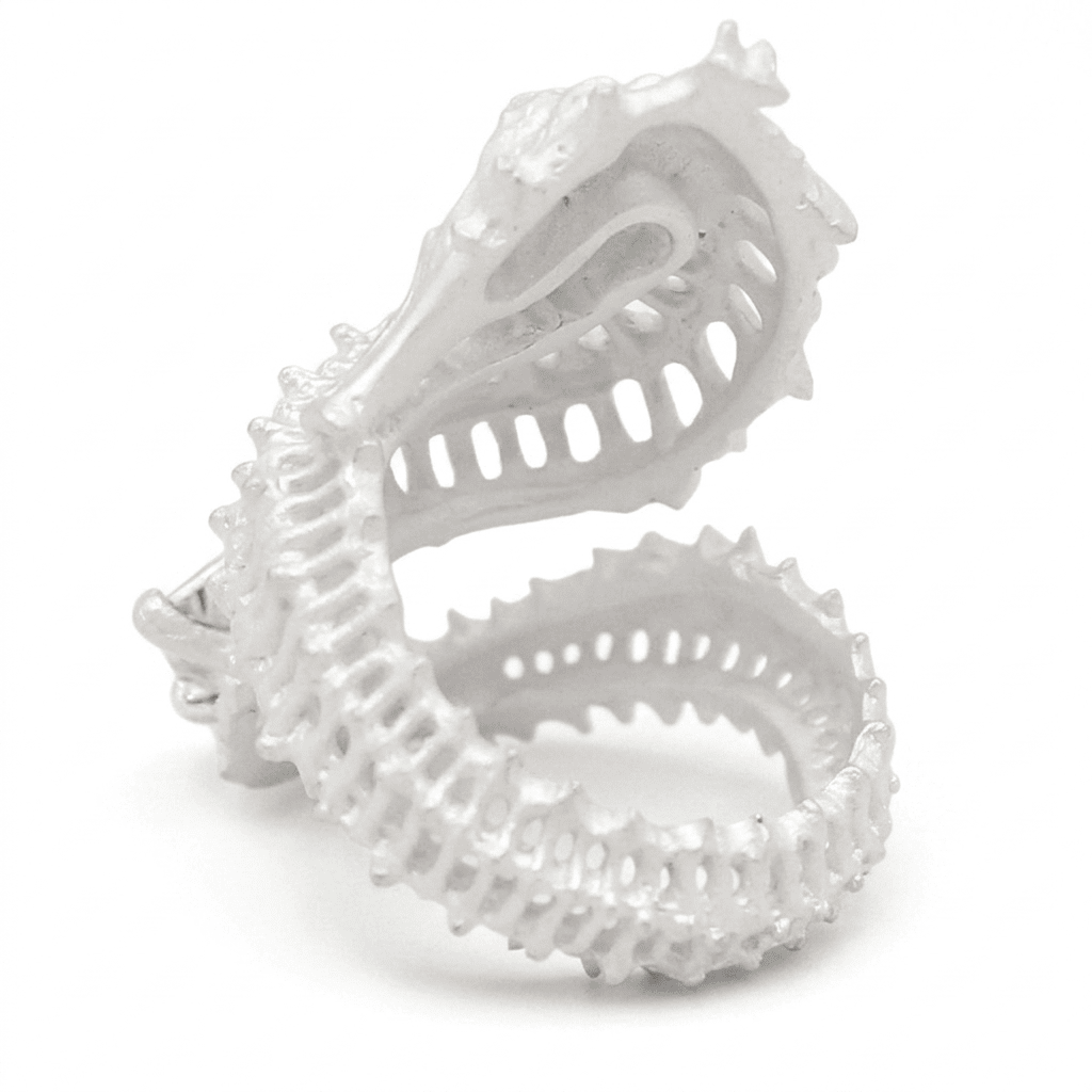Reef Baron Ring White Satin | Sea Affair
