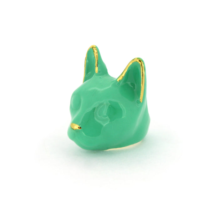 Emerald Cat Ring | MurMurMarch