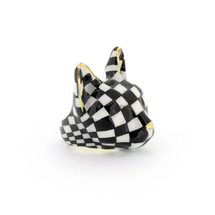 Checkered Cat Ring | MurMurMarch