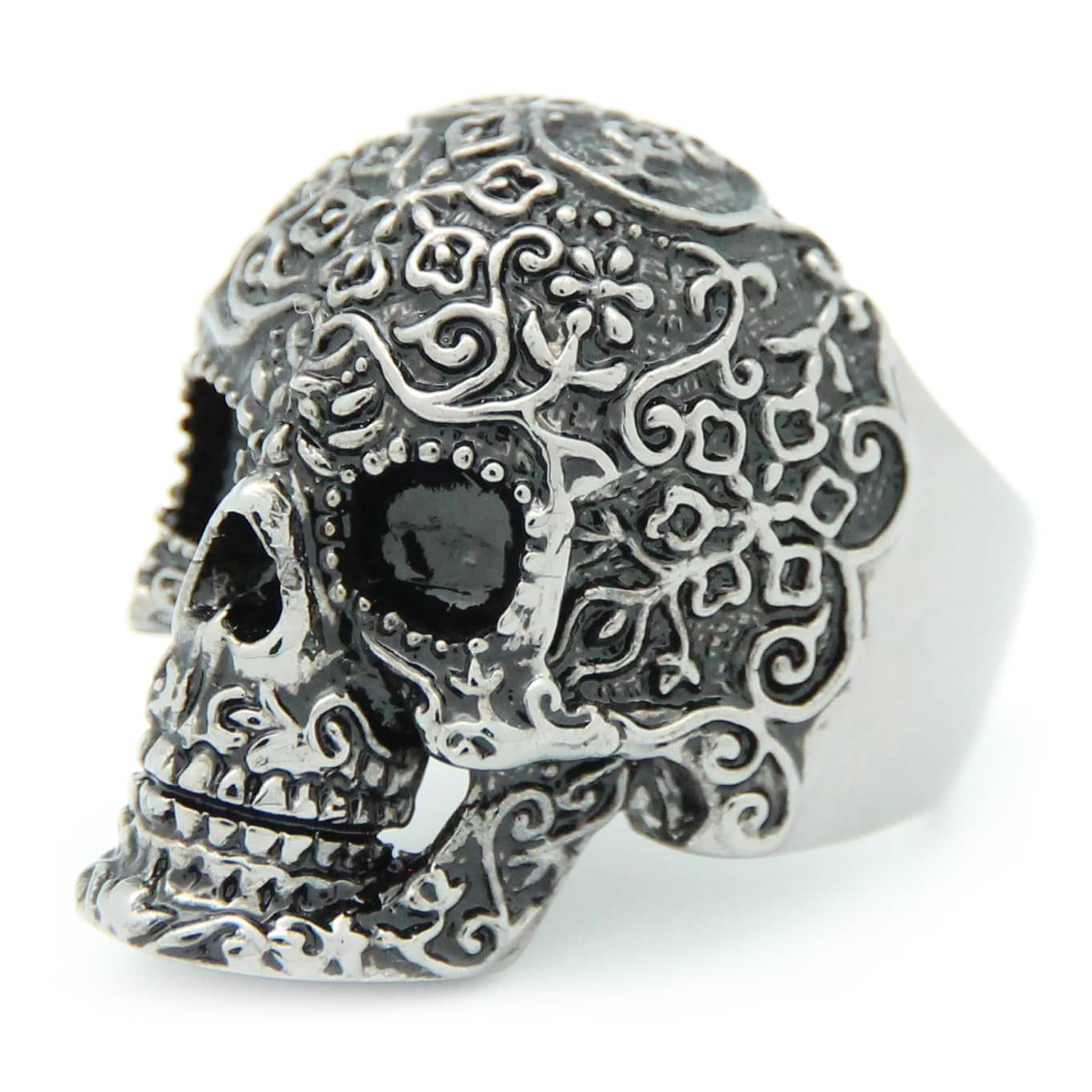 Filigree Skull Black Ring | Filigree Skull