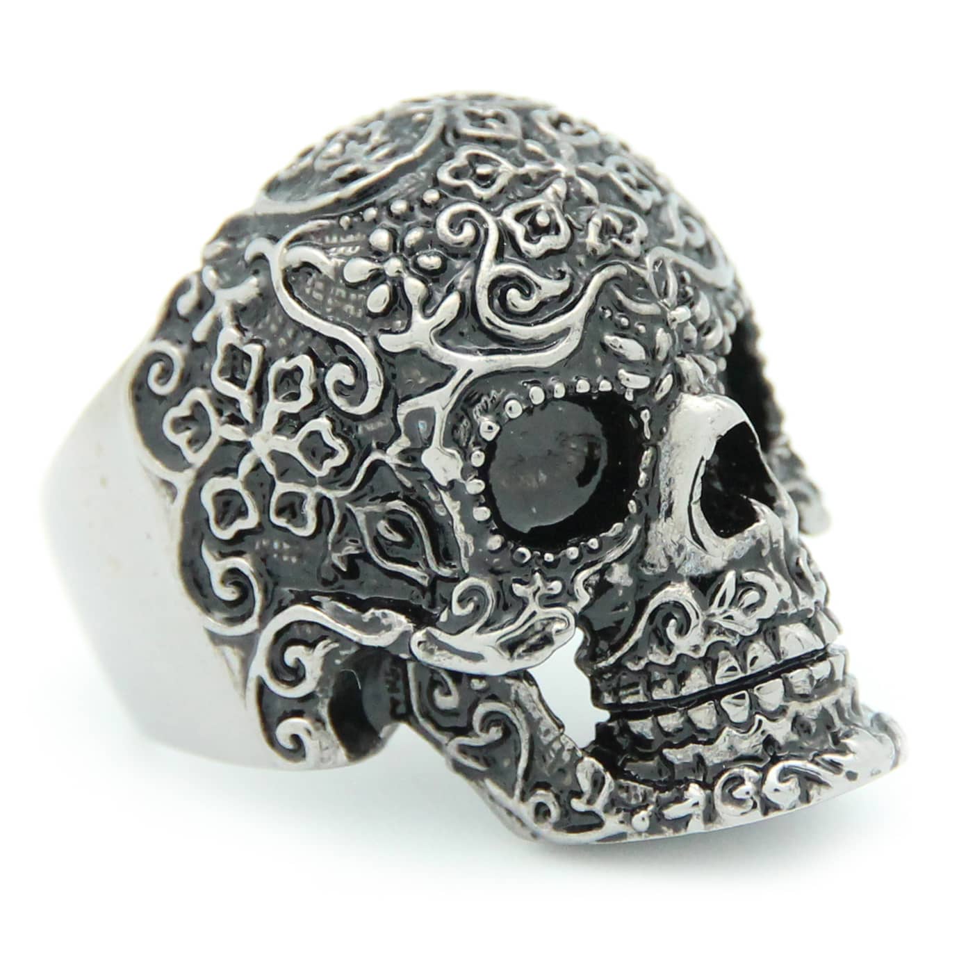 Filigree Skull Black Ring | Filigree Skull