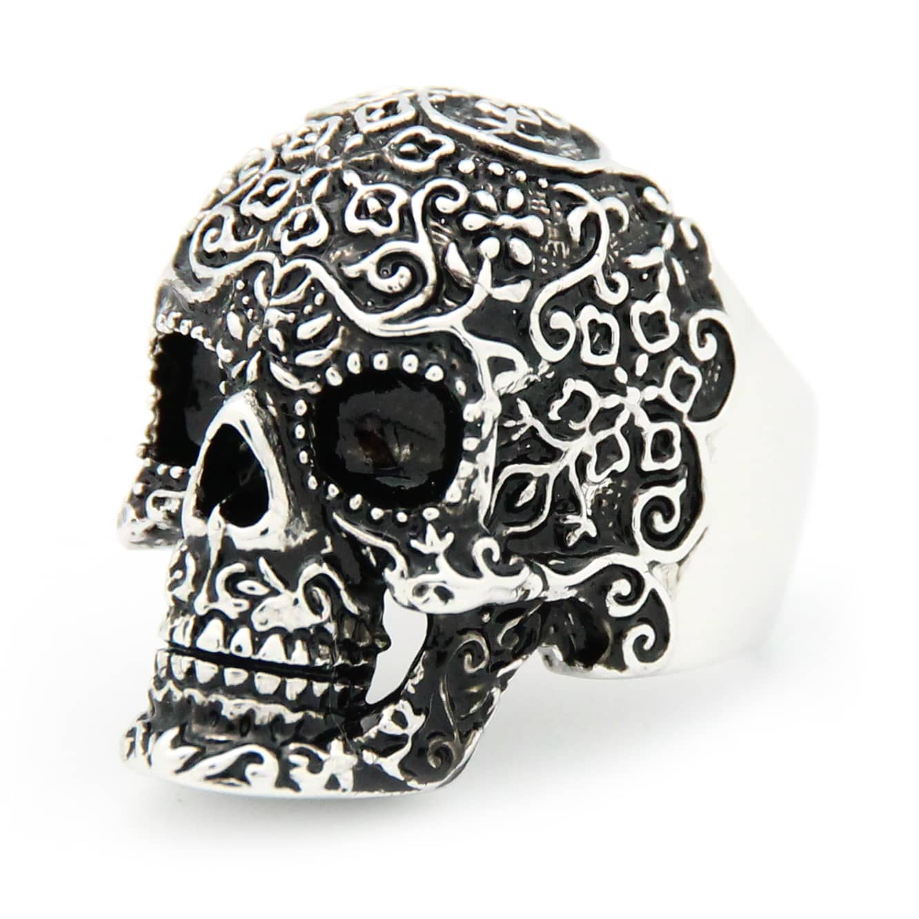 Filigree Skull Silver Ring | Filigree Skull