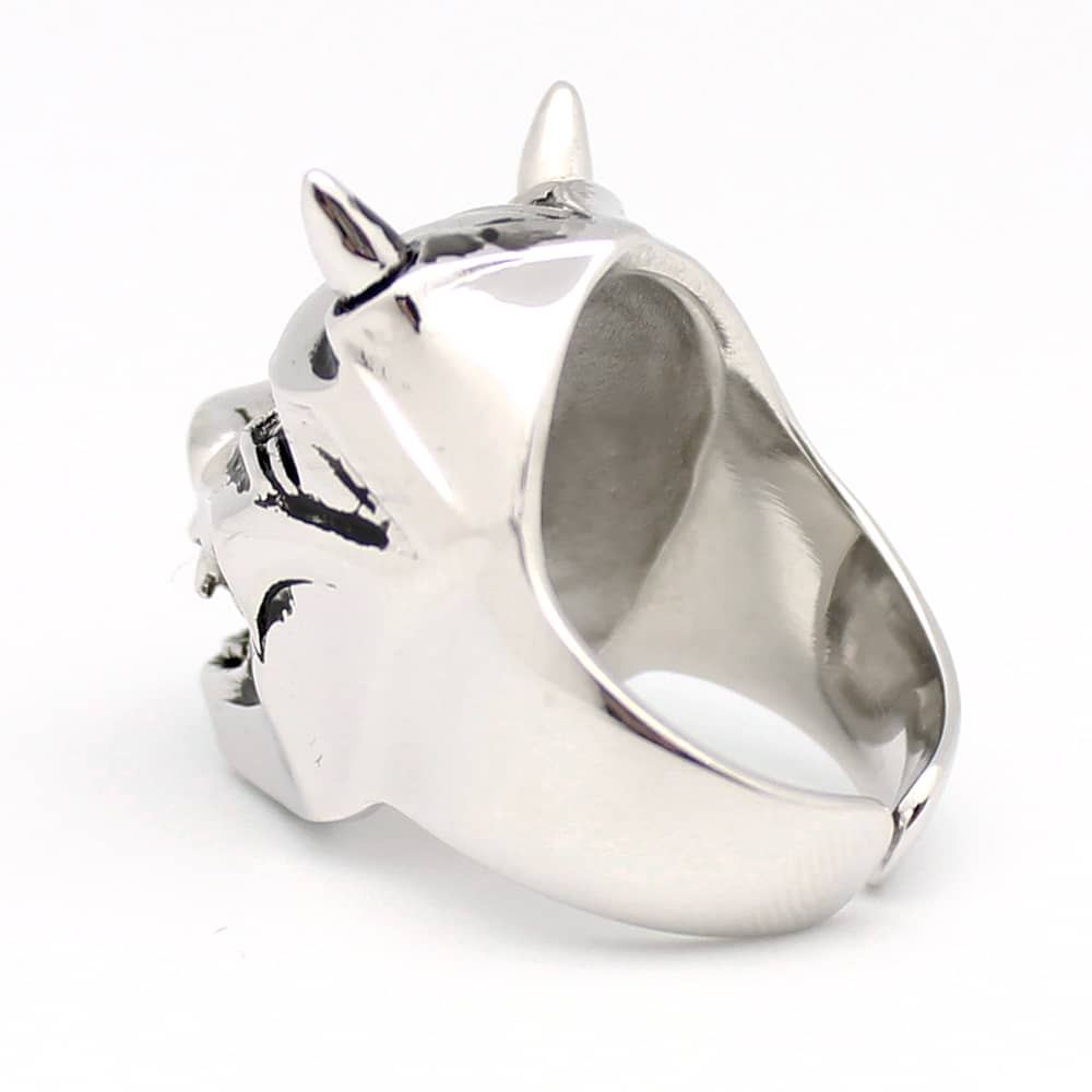 Hannya Devils Ring Silver | Ancient Story