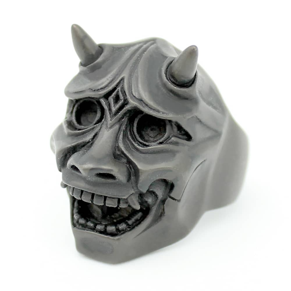 Hannya Devils Ring Black | Ancient Story