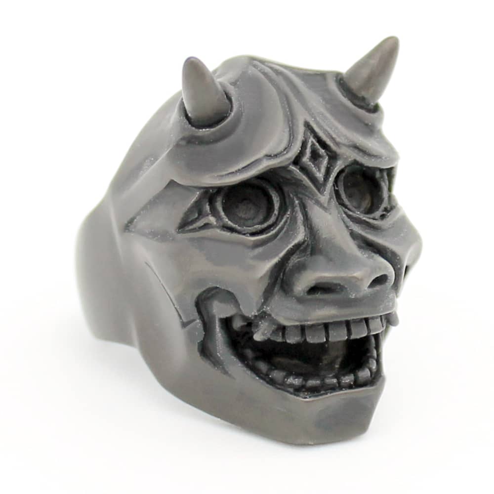 Hannya Devils Ring Black | Ancient Story