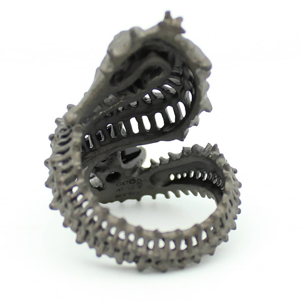 Reef Baron Ring Black Satin | Sea Affair