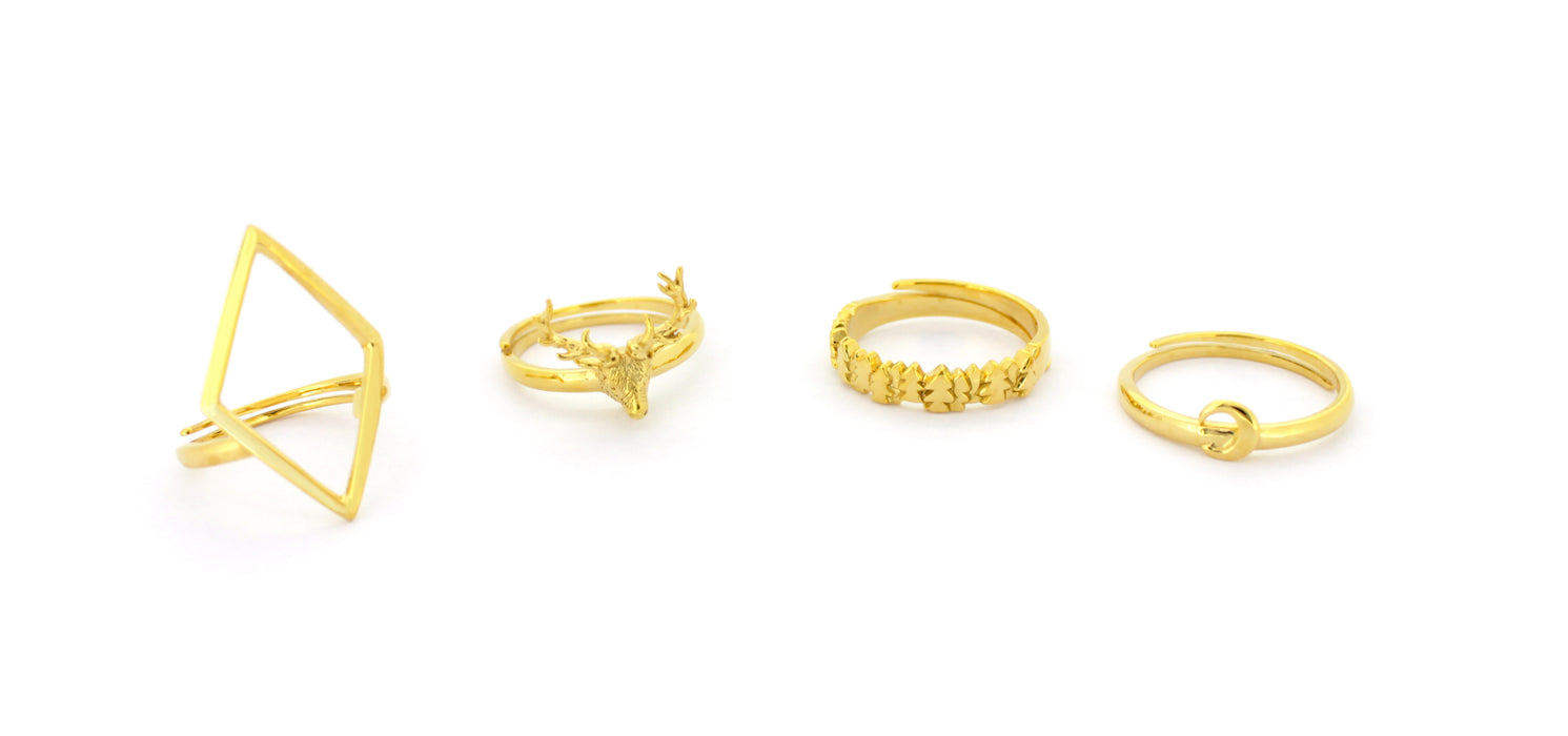 Deer Stacking Rings Set | Treta Compound