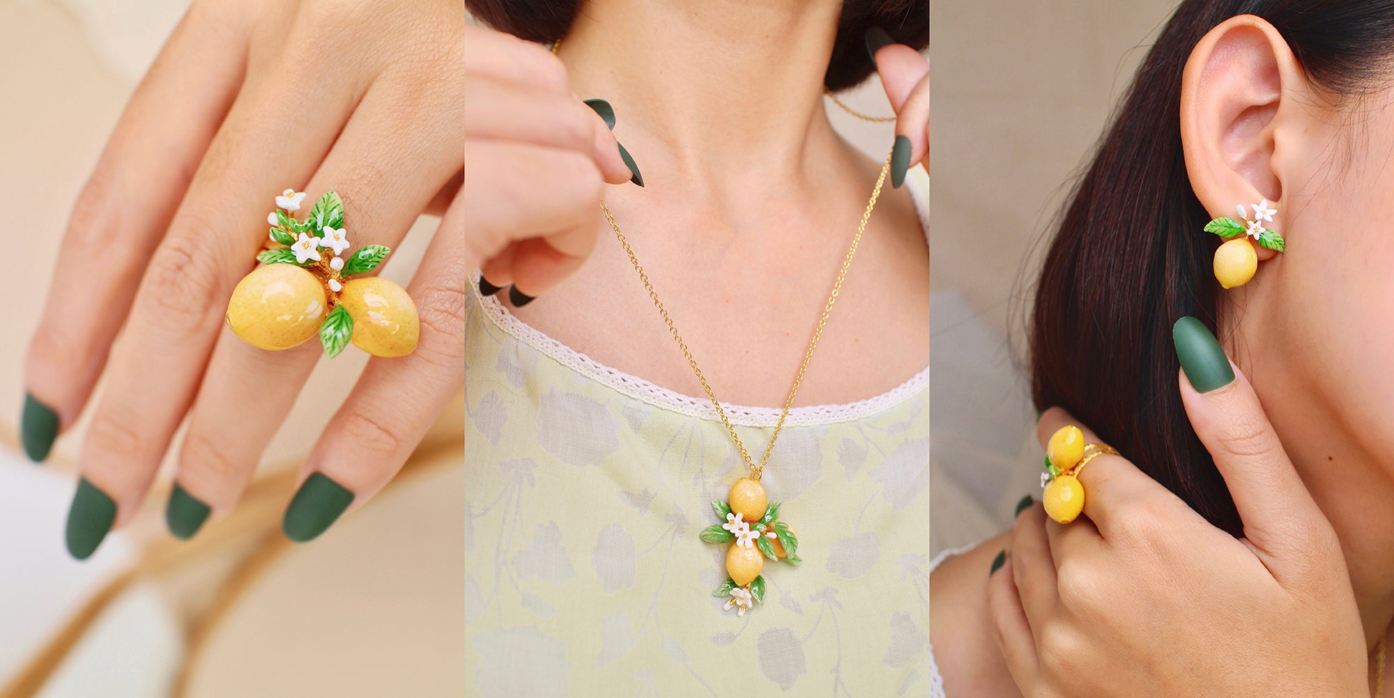 Petit Jardin Earrings  Les Nereides