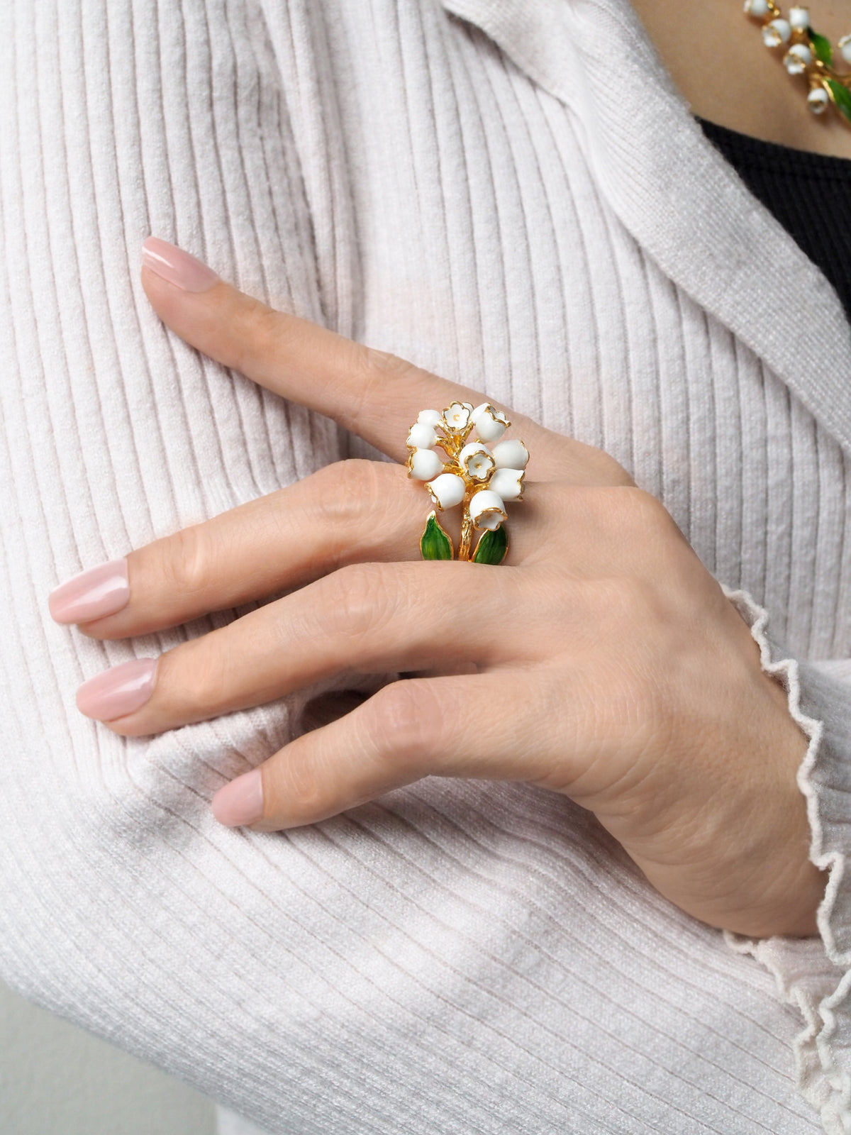 Lily of the Valley Ring