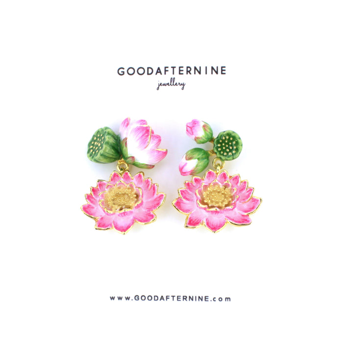 Lotus Earrings | Bloom