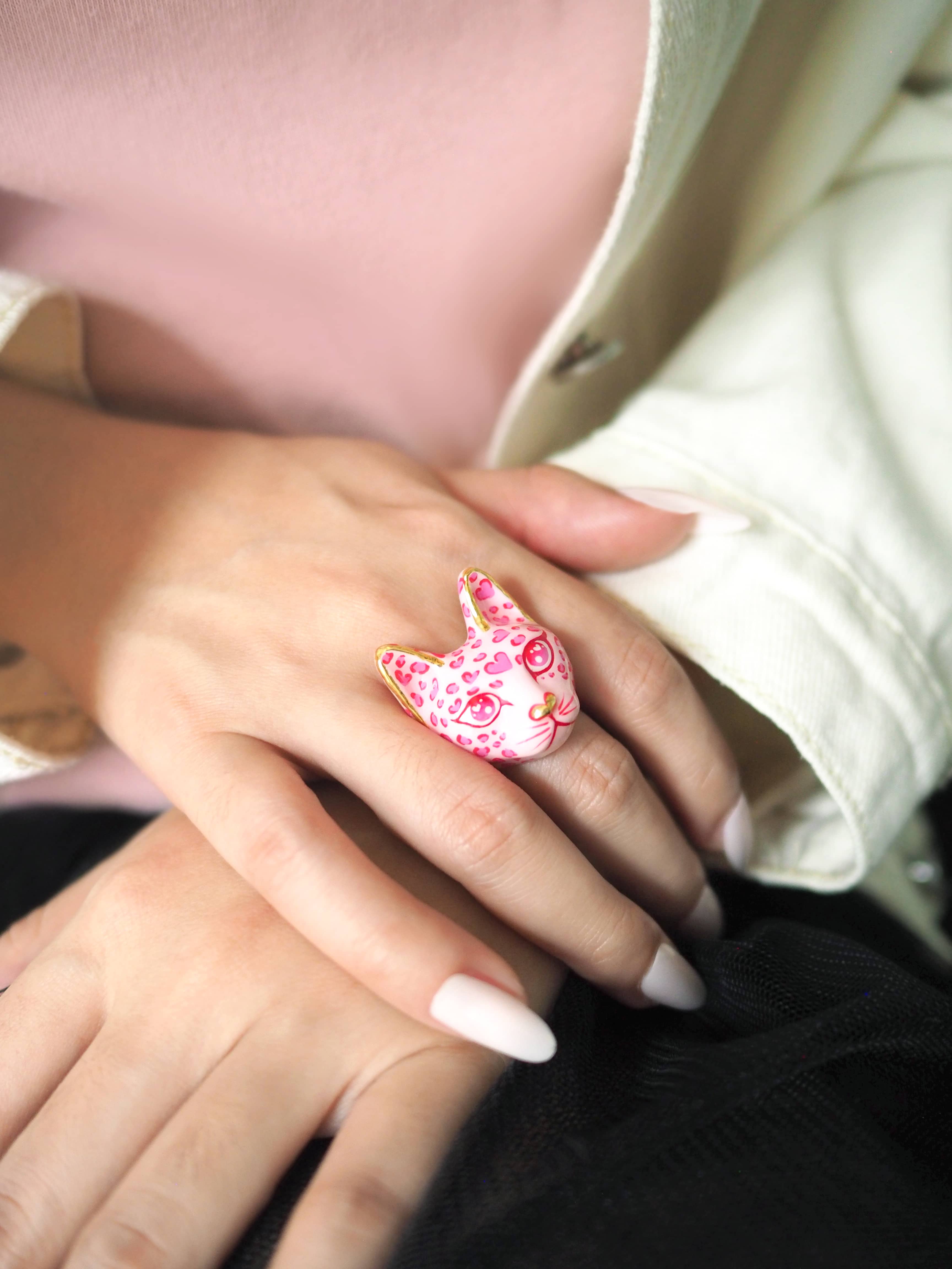 Lovepard Cat Ring | MaewMarch